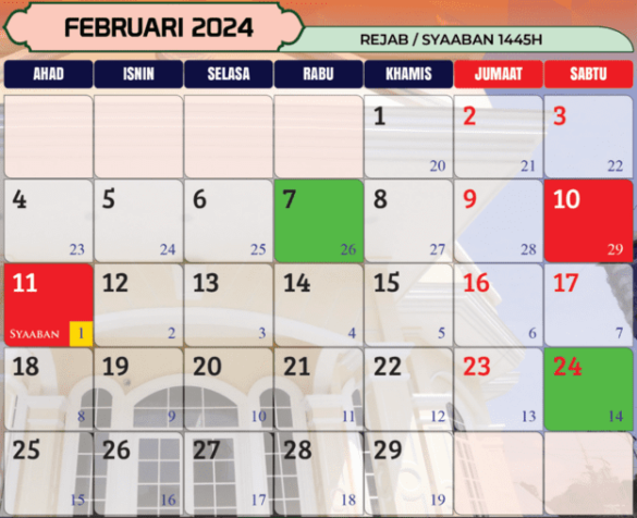 Kalendar Islam Tarikh Penting H Di Malaysia