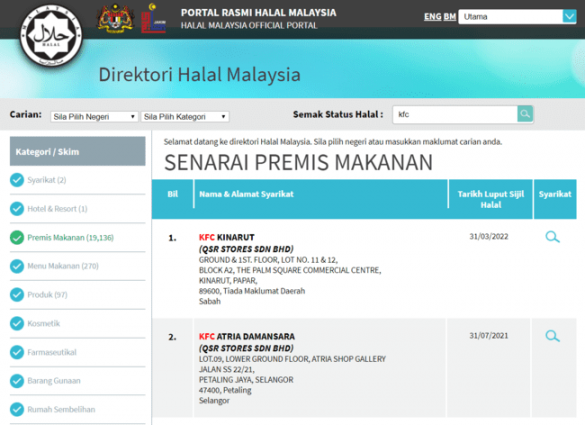 Semakan Status Halal JAKIM Secara Online Dan SMS (Malaysia)